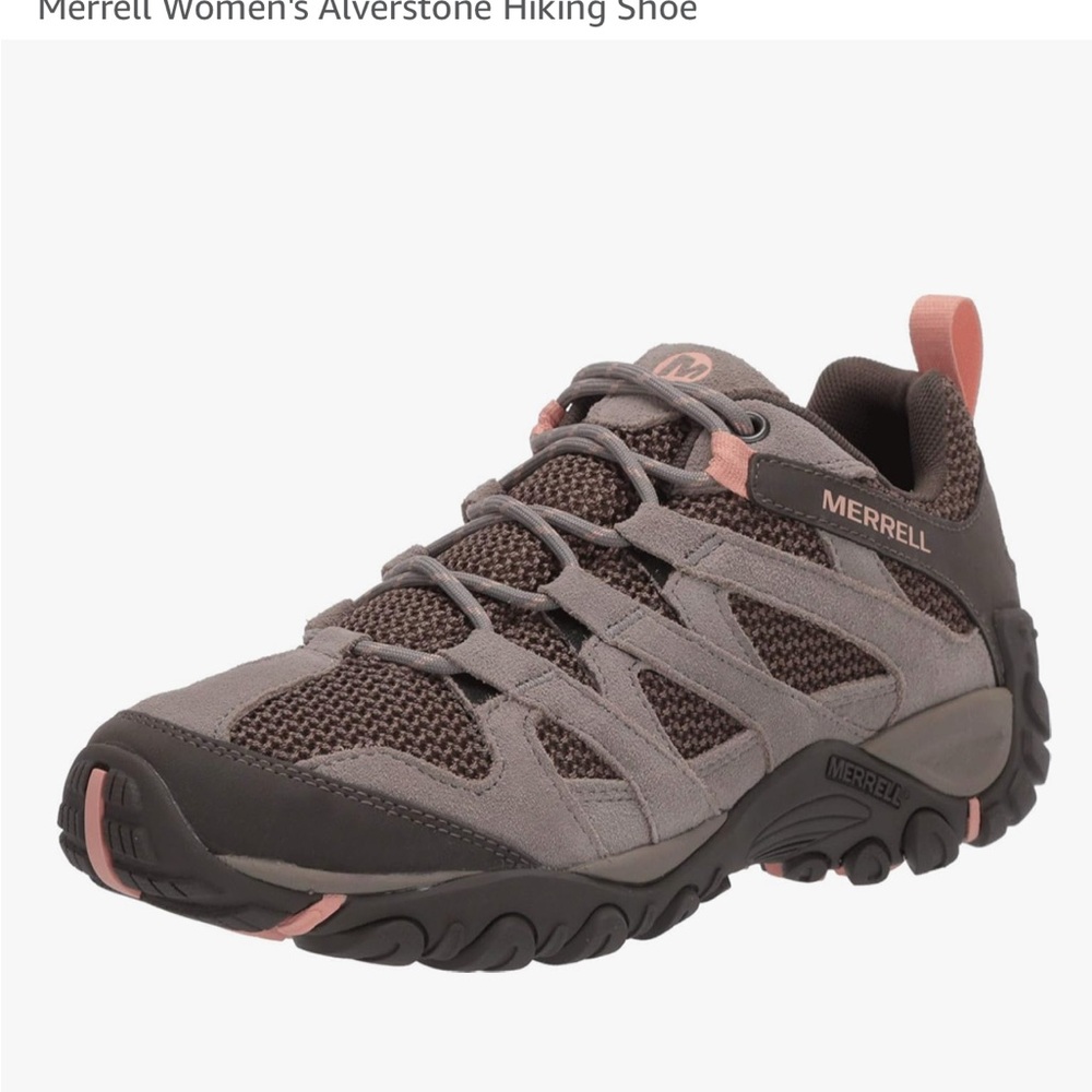 Merrell Women's Alverstone Athletic Shoe - Brown and Pink